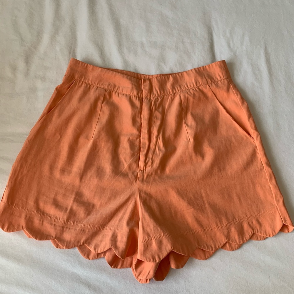 Orange Womens shorts